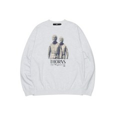 엘엠씨 THORNS ARMOR SWEATSHIRT light heather gray 324670
