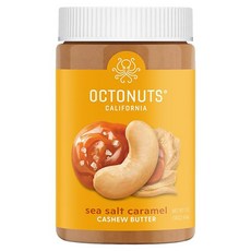 OCTONUTS 캐슈 버터 씨 솔트 캐러멜, 1개, 454g