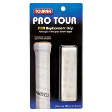 투나 테니스 얇은 원그립 프로 투어 그립 라켓, 1개