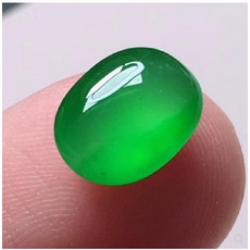翡翠寶石, 天然a貨冰種翡翠滿綠戒面