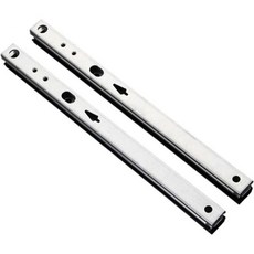 엘지이 1조의 서랍 레일 서랍 슬라이드 2구역 폭 17mm 볼 스라이드 레일 가구용 금속 부품(182mm)