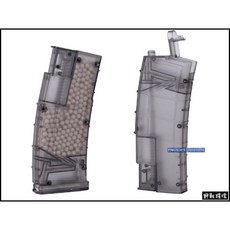 野戰搖滾 M4 P-Mag 彈匣造型快速填彈器 500發, 1個, 黑色