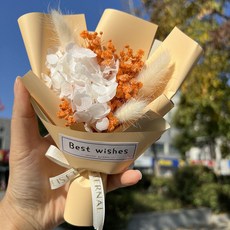 小確幸 乾花 永生繡球薔薇滿天星小花束 生日節日伴手禮擺拍道具母親節禮物 畢業花束 迷你花束 畢業禮物 婚禮小物, 混搭乾花13