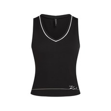 칼 라거펠트 시그니처 V넥 라운지웨어