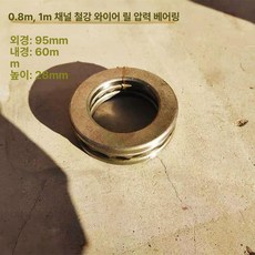 풀링다이 롤러 전선 받침대 특고압 드럼 스탠드 회전 3톤 1미터 모델, 릴 압력 베어링 0.8 1m, 기본 모델명/품번