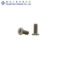 【銳禾】工廠直營 M2.5x6 I頭 十字槽 機械牙 鍍鎳 100入 特殊螺絲, 1個