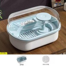 스마일크랩키우기 도둑게 크랩 사육장 거북이 기본형, 그레이 중간 세트 1 스톤 포함 순환 없음, 1개, 1L