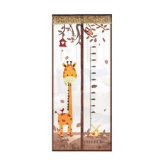 Feiya 魔鬼氈靜音防蚊門簾，寬90高210cm，快速安裝