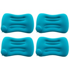 NEW 4P쿨베개캠핑용베개 캠핑배게 캠핑베개 휴대용목베개 자충베개 에어베개 추천 친환경 프리미엄 원단, 1개, 4P라이트 그린