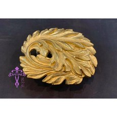 安提帕斯手工皮革--銅質橡樹葉皮帶頭(38-42mm)