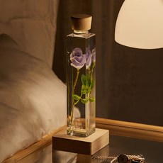 리비트 장미롱 꽃 무드등 기념일선물 수면등 여자친구 선물 100일, 퍼플(오늘도 수고했어 / 꽃길만 걷자)