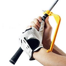 i-style 高爾夫揮桿姿勢矯正器 揮桿動作練習器 矯正手腕手臂姿勢, 1個, 黃色