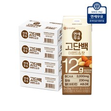 연세두유 고단백 아몬드 & 잣 두유, 190ml, 96개