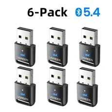 UGREEN USB 블루투스 5.3 동글 어댑터 PC 스피커 무선 마우스 키보드 음악 오디오 리시버 송신기, 01 빠른  Mainland, 01 20M Transmission