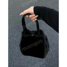 뭉시크 페이크 퍼 에코퍼 털가방 토트 밍크 겨울 포근