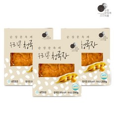 [시즌특가]순창문옥례 명인 우리콩 청국장 200gx3개, 3개, 200g