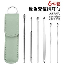 掏耳勺 六件套, 1個, 精品挖耳勺6件套
