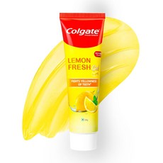 Colgate Lemon Fresh Gel Toothpaste Fights Yellowness of Teeth Freshens Breath Anticavity Fluoride, 1개, 120g