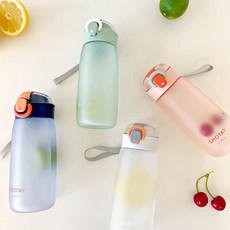 르모네 원터치 스테이 물병 어린이물통, 480ml, 화이트