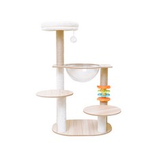 毛孩的秘密生活 三景二室觀景名邸貓宅，多層貓跳台，含貓抓板、貓窩，穩固耐用, 三景二室觀景名邸貓宅, 1個