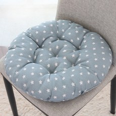 해피유통 다용도 양면 원형 방석 귀여운 캐릭터 디자인 푹신한 면 쿠션, 30*30, 3