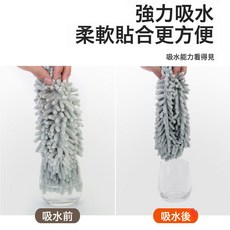 NBMY 北歐風雪尼爾雞毛撣子清潔神器除塵掃灰家用高處可伸縮靜電除塵刷, 1個, 【顏色 備註】0.8m 1.3m替換布1個:如圖