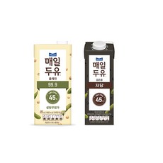 매일두유 99.9 950ml 2개+매일두유 검은콩 950ml 2개(총4팩)/무가당/고단백/단백질, 1세트
