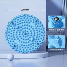 足底按摩指壓板腳踩款通經絡慢跑腳墊腳底按摩墊圓形指壓板超大號, 1個, 【5顆磁石設計加大升級】58cm巨無霸