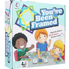 方塊急轉彎兒童益智桌遊，疊形重重訓練反應，邏輯思考學習教具, 1個, 彩盒