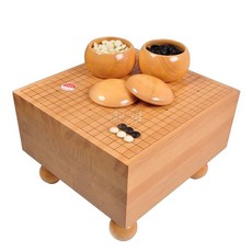 기원 바둑판세트 테이블 장기판 바둑알 세트 바둑판 고급, 12cm 세트, 1개