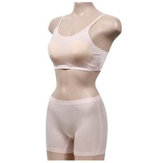여성 인견 헬스속옷 끈 스포츠브라 사각팬티 세트 여자속옷 여자 편한브라