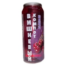 COMPOTE CHERRY 캄포트 체리맛 러시아음료 500ml, 1개