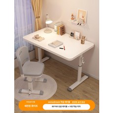 올렌토 키즈모션데스크 모션데스크 학생책상 공부책상, 80 x 60 수동 책상+의자 B