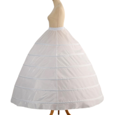 노블드레스 풍성한 볼륨 웨딩드레스 패치코트 한복속치마 6단와이어 PT-롱-07