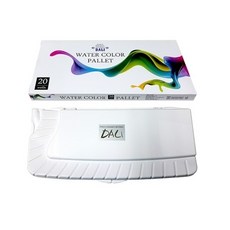 달리 수채화파레트 20칸 방탄소재 튼튼한 물감 팔레트