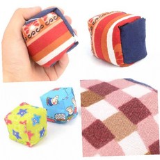 오재미 콩주머니 체육교구 놀이용품 헝겊 큐브 던지기 게임 실내 운동 교육 완구, 1개, 사각