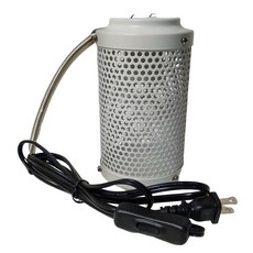 PetPetzone 陶瓷保溫燈組-60W 無光線 小動物鸚鵡適用, 1個, 保溫燈組60W（外罩+保溫燈泡）, 白色或黑色
