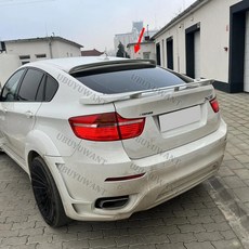 BMW X6 E71 14-17 ABS 리어 스포일러 윙 트렁크 립 호환, 미도색ed