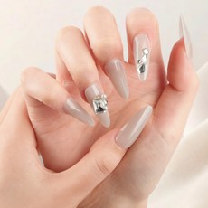 오솜 네일아트 셀프 네일팁 붙이는 인조손톱, 1개, 하이글로스