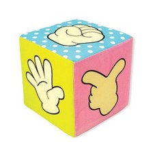 가위바위보주사위(150x150mm) 교재류 준비물 놀이교재 gaj*043oT, 1개