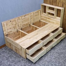 [삼익가구] 위럭스 슈퍼싱글/퀸 원목침대(매트제외), 월넛