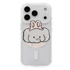 BuyChoo 파우더 래빗 캡 엘레펀트 마그네틱 브래킷, 1개, 블루