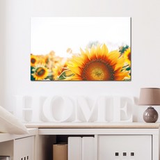 ( 출고옵션 - 35x55cm ) 감성 해바라기 캔버스액자 플 1EA, 본상품