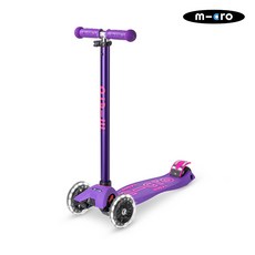 마이크로킥보드 맥시T 디럭스 LED, 퍼플, 1개