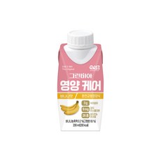 정식품 그린비아 영양케어 바나나맛 바나나 완전균형영양식 맞춤영양설계 균형식사, 24개, 200ml