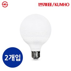 [당일출고]번개표 LED 숏타입 볼전구 12W E26 백색(아이보리빛) 2개, 주백색, 1개