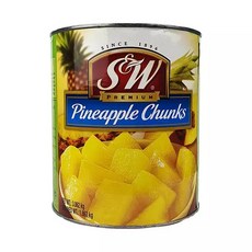 SW 프리미엄 파인애플 청크 3kg, 1개