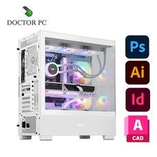 닥터PC 포토샵 컴퓨터 일러스트 웹디자인 조립PC 쇼핑몰 캐드 디자인용 작업용, 디자인컴9번, 500GB, 32GB, WIN11 Home, 지포스 RTX 3050, i5-14500