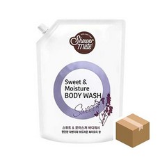 샤워메이트 대용량 향기좋은 바디 워시 클렌져 샵 샴푸 샤워 젤 모이스처 리필2Lx6개, 2L, 1개