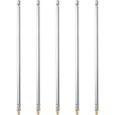 AEDIKO 5pcs 장난감 텔레스코픽 안테나 4 섹션 RC 자동차 교체 부품에 장착된 원격 제어 액세서리 전기 승차용